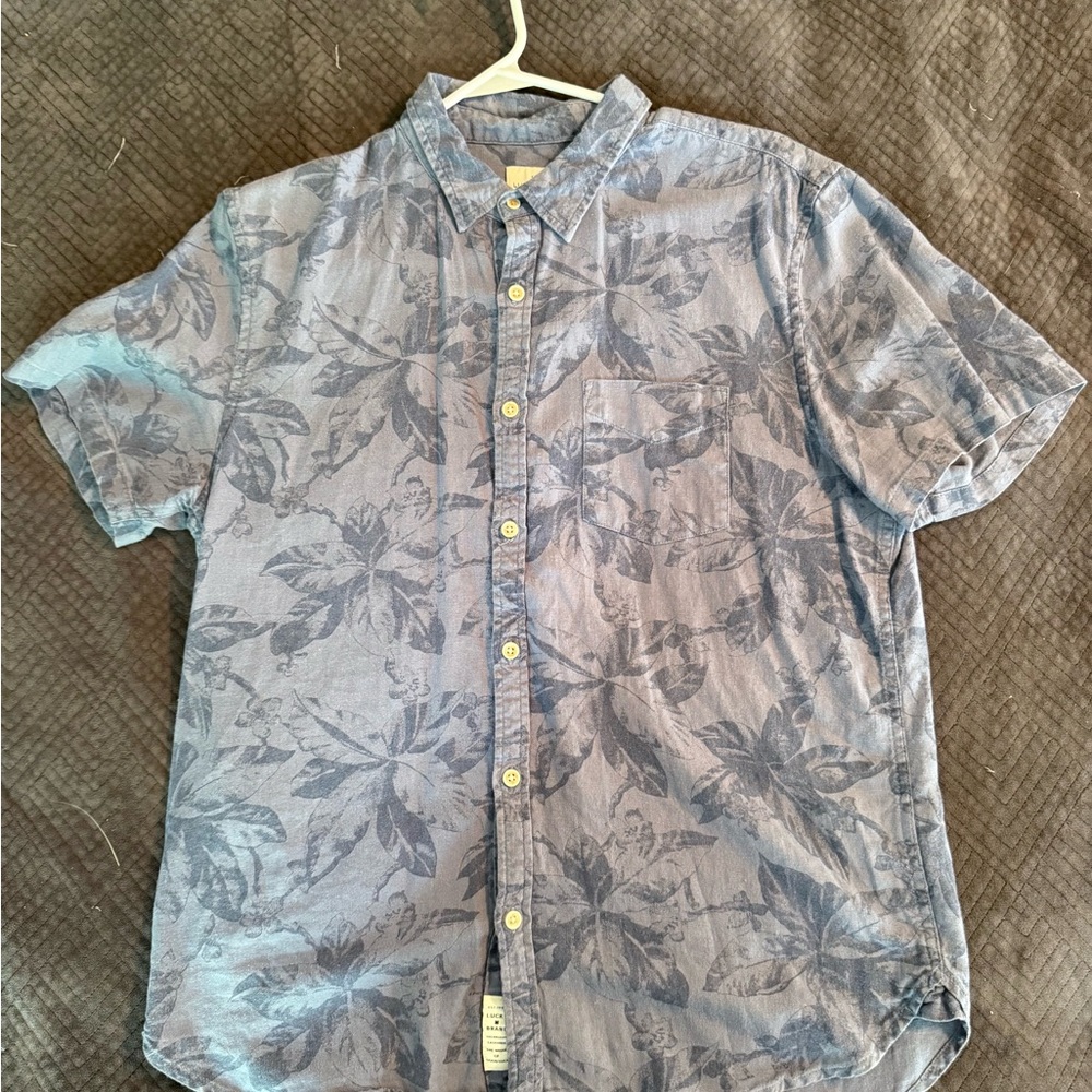 Lucky Brand Blue Casual Button Down Shirt